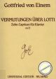 Titelbild für UE 14940 - VERMUTUNGEN UEBER LOTTI OP 72