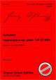 Titelbild für UT 50409 - IMPROMPTUS OP POSTH 142 D 935